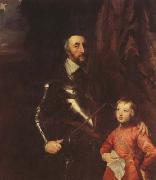 Anthony Van Dyck The Count of Arundel and his son Thonmas (mk08) oil painting on canvas